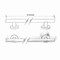 Keeney Mfg Smooth Infinity Grab Bar, Brushed Nickel, 16", 16.00" L, Stainless Steel, Brushed Nickel GB2023-16BN - alternate 8